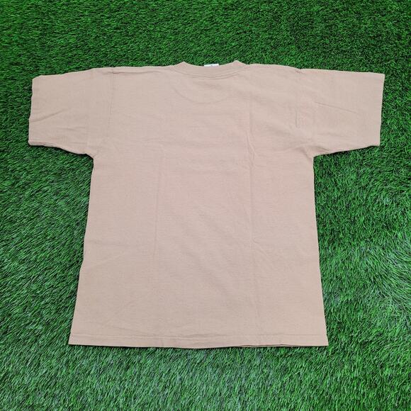Free-Hug Shirt Womens Medium 20x26 Beige Statement - Picture 2 of 12